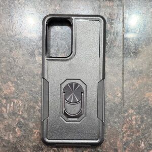 Sleek Black Phone Case with Ring Holder not sure what kind of phone